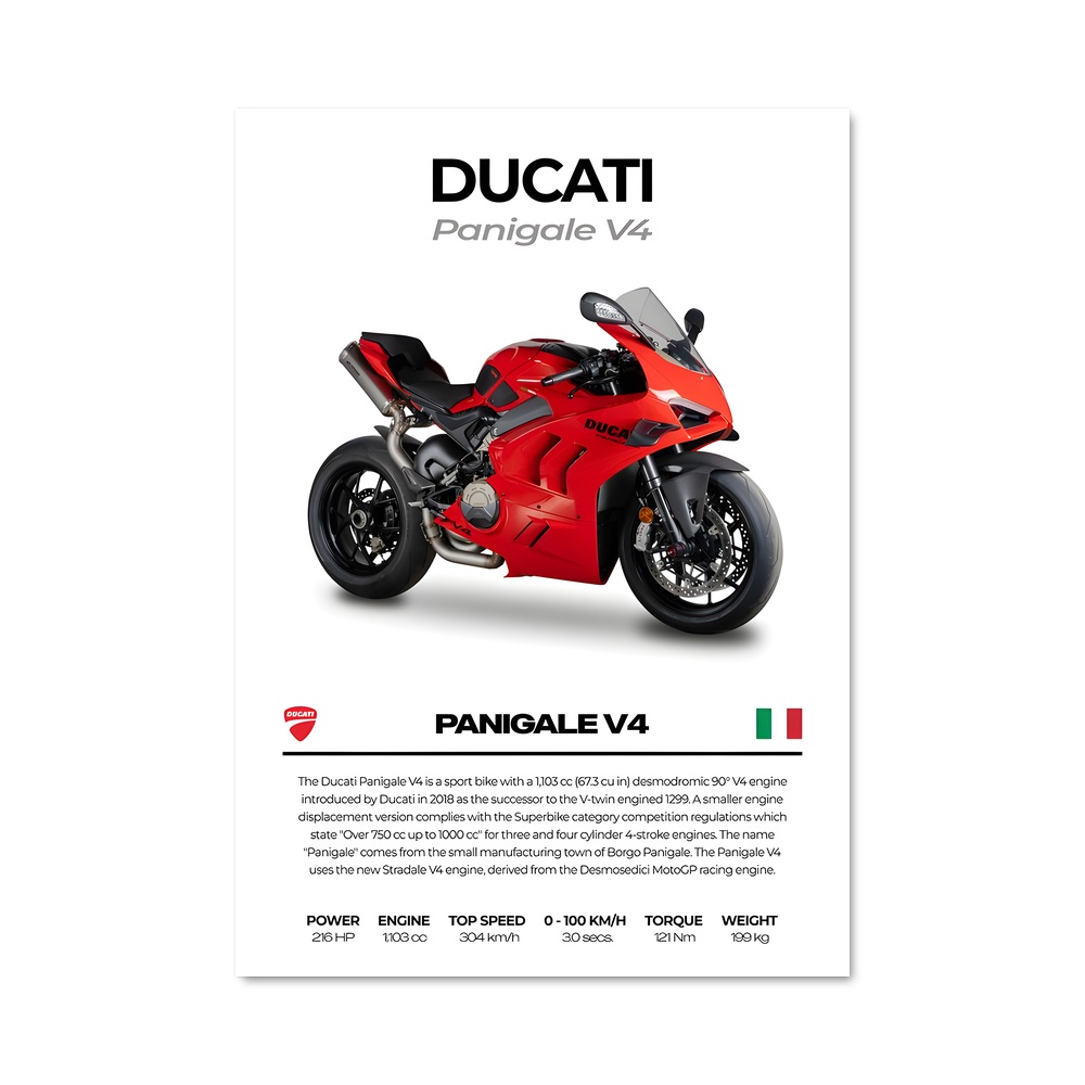 Poster chic Panigale vr